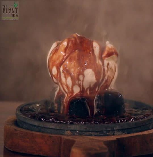 Sizzling brownie